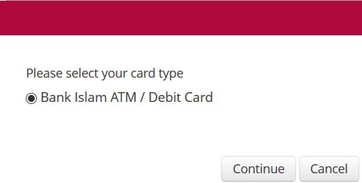 Bank Islam Online Register