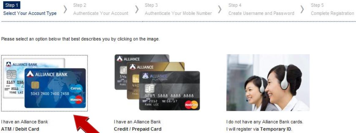 Daftar Alliance Internet Banking