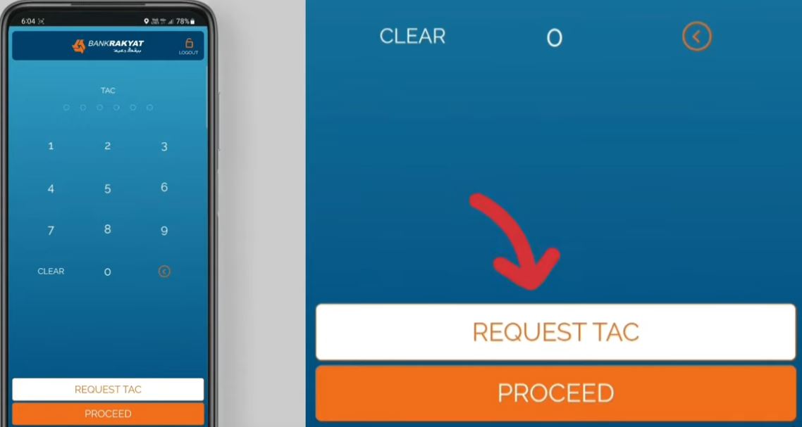 Login App iRakyat Mobile Banking