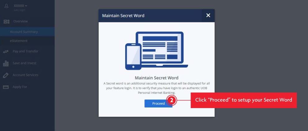 Aktifkan UOB Internet Banking