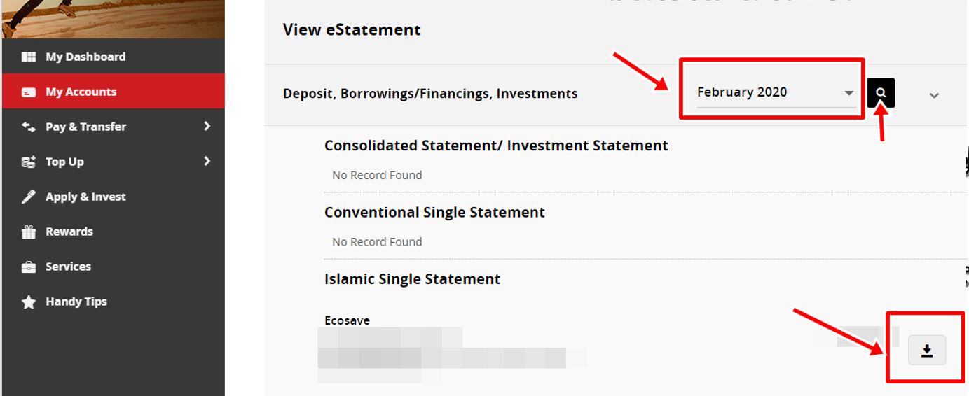 Cara Download Penyata Bank CIMB