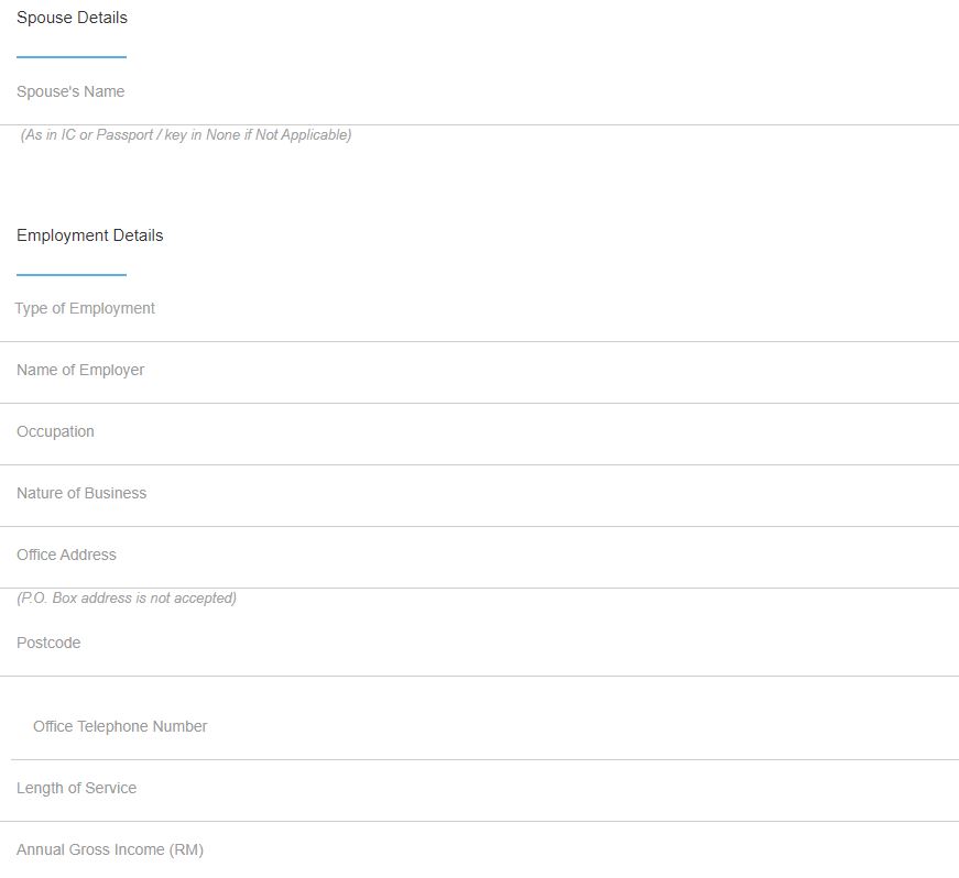 Employment Detail Cara Mohon Kad Kredit Affin Bank