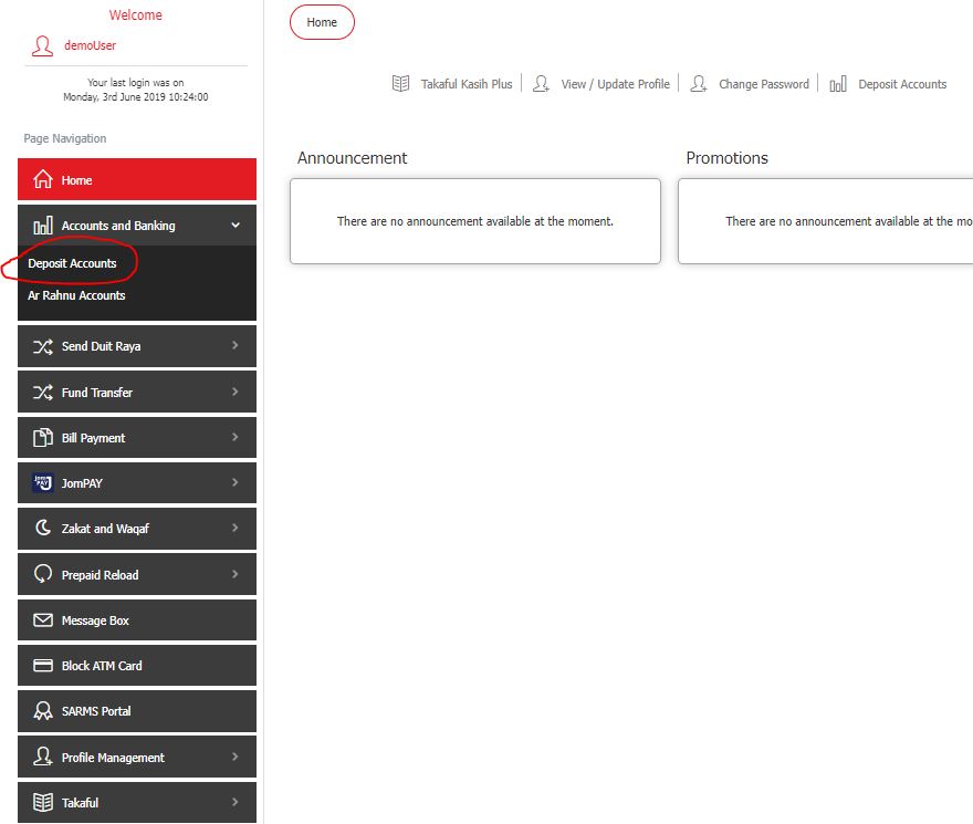 Account And Banking Penyata Bank