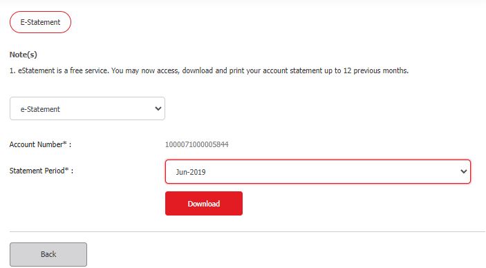 Download eStatements Agrobank