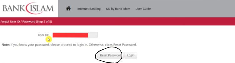 Lupa Password Bank Islam