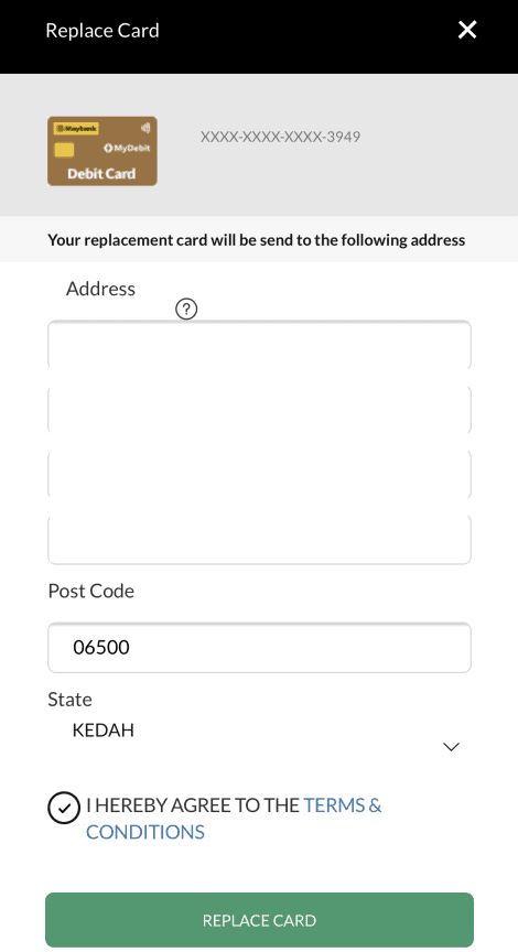 Cara Menukar Kad ATM Maybank Online
