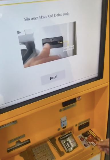 Tukar Kad ATM Maybank di KIOSK