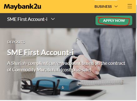 Cara membuka Akaun Semasa Maybank 