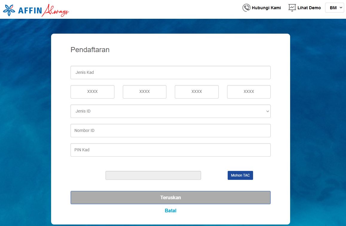 Cara Daftar AffinAlways