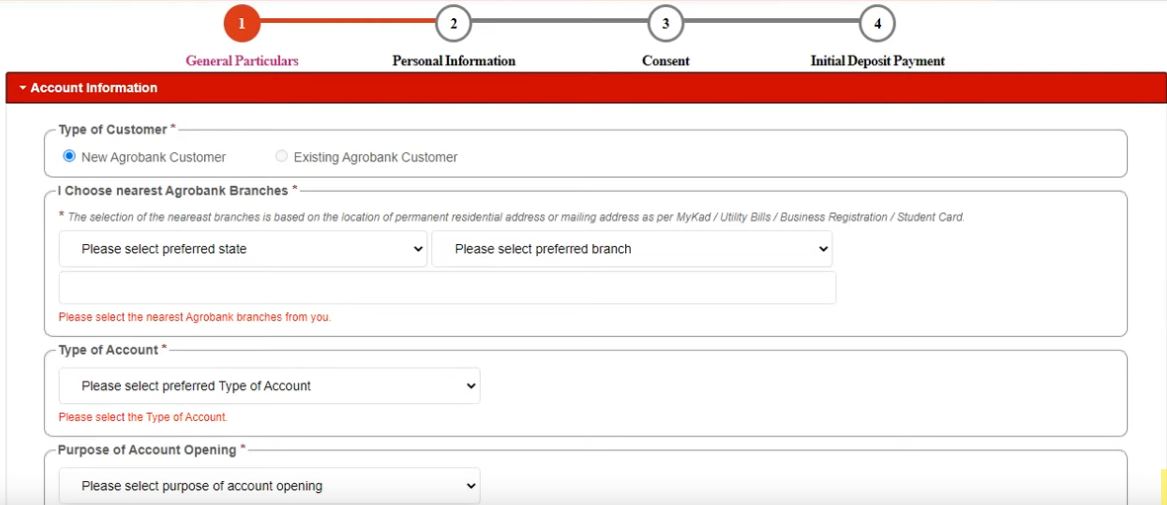 Buka Akaun Agrobank Secara Online