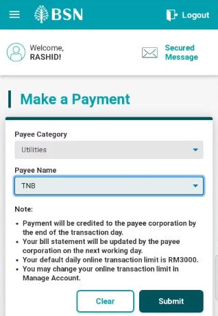 Cara Bayar Bil Elektrik Online