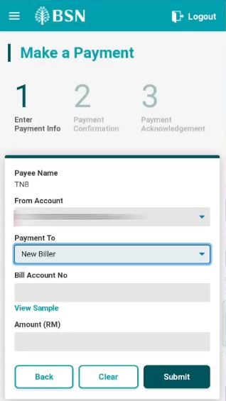 Cara Bayar Bil Elektrik TNB BSN