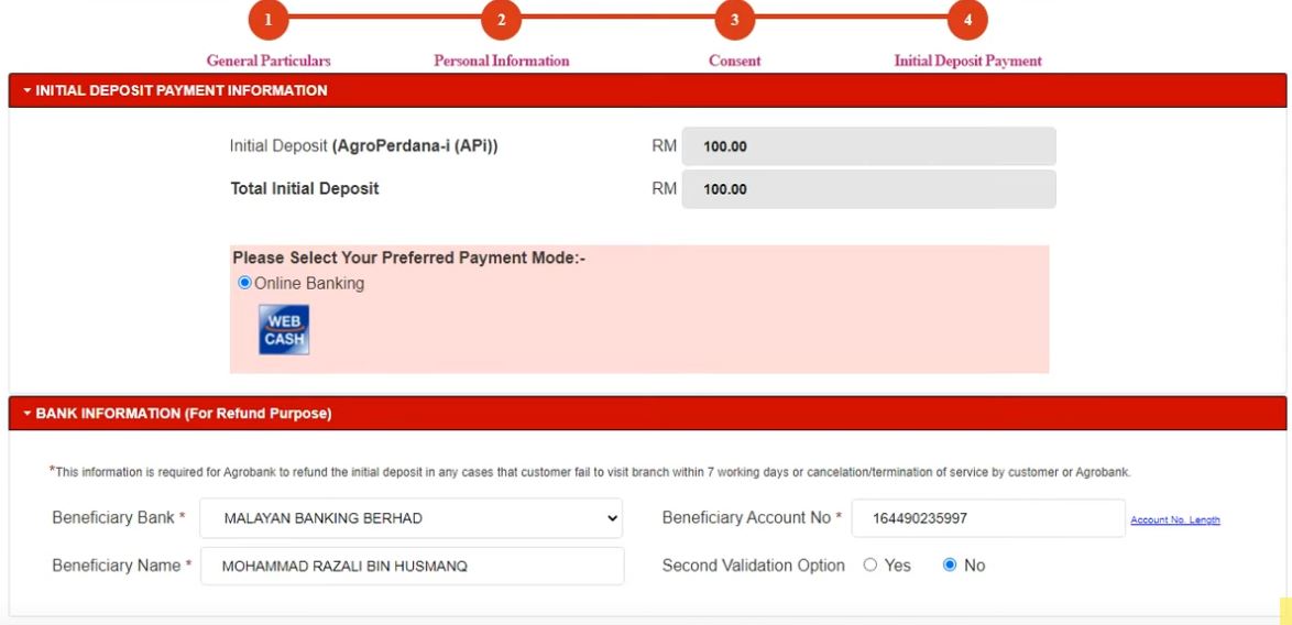 Pembukaan Akaun Agrobank Secara Online