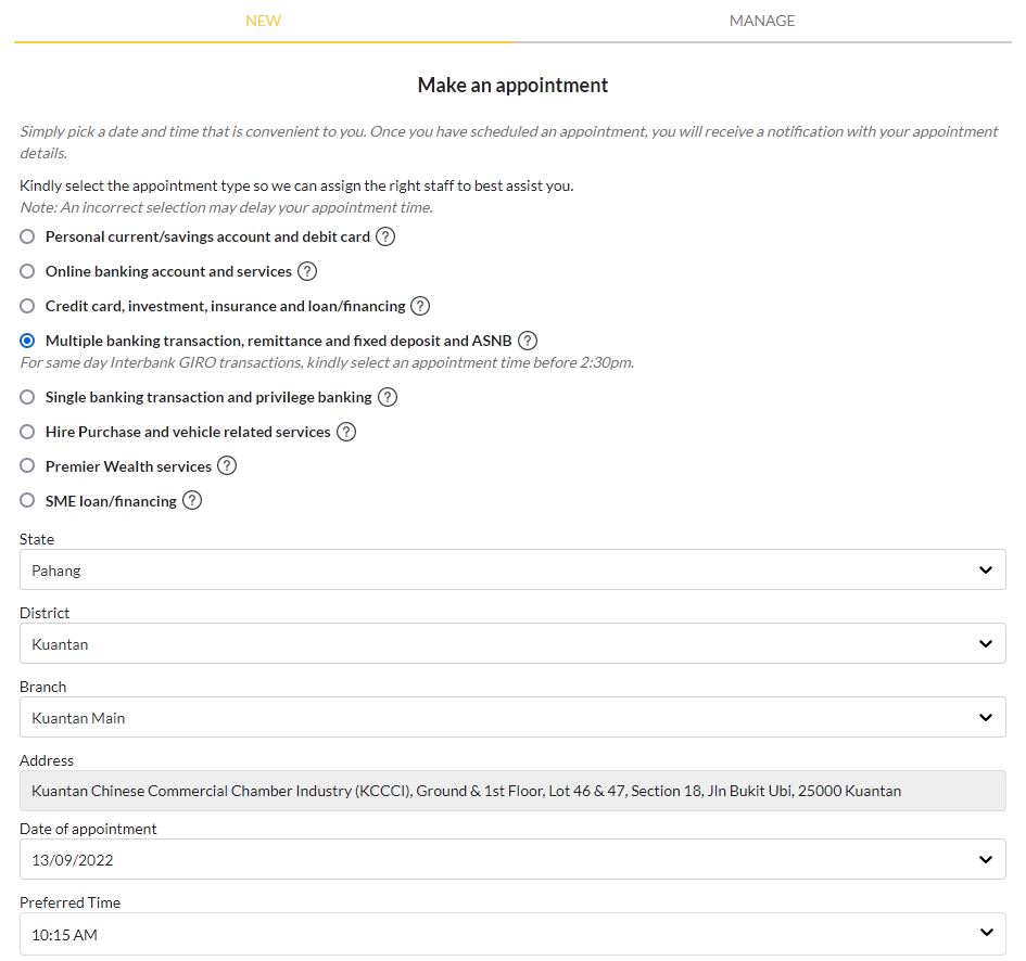 Cara Buat Appointment Maybank ASB