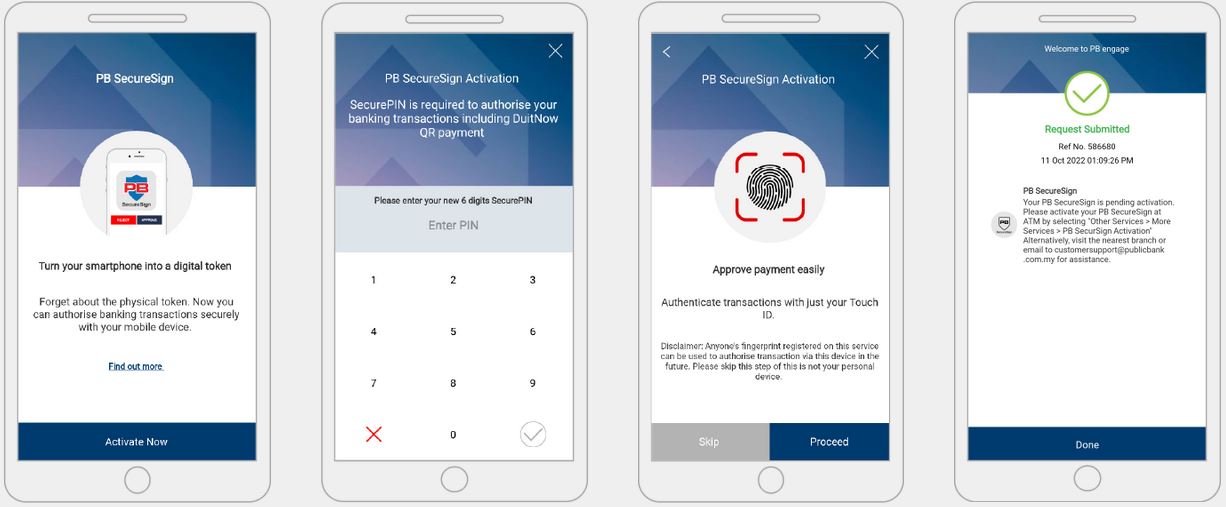 Register PB SecureSign via PB engage MY