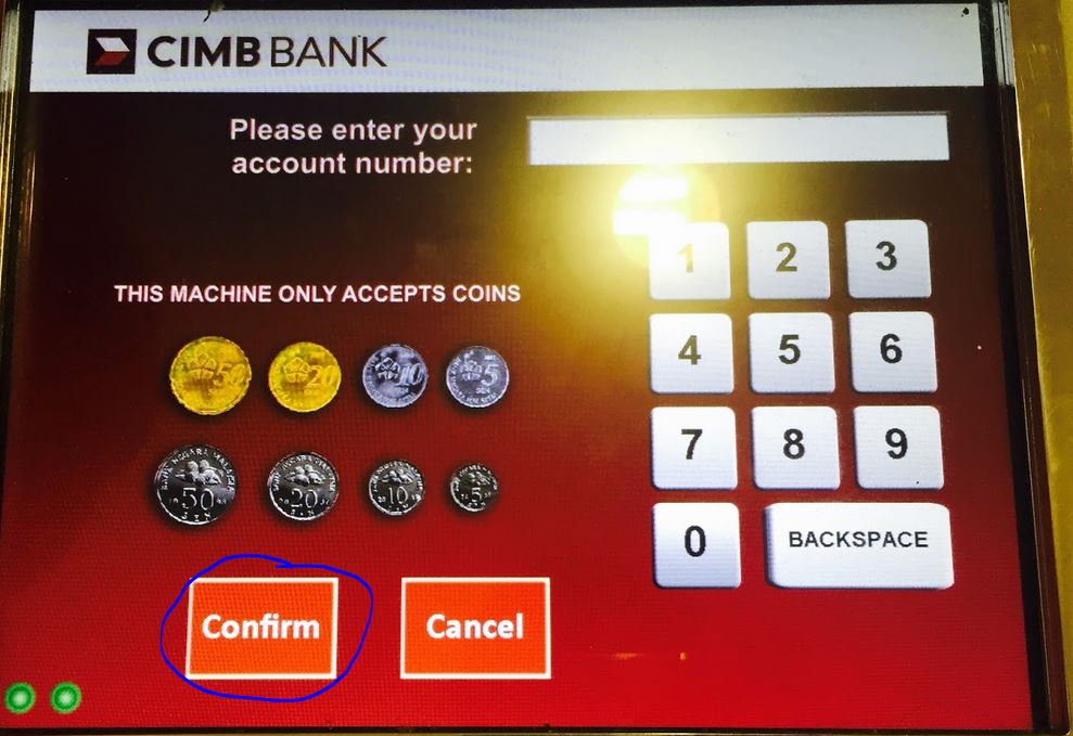 Cara Tukar Duit Syiling CIMB