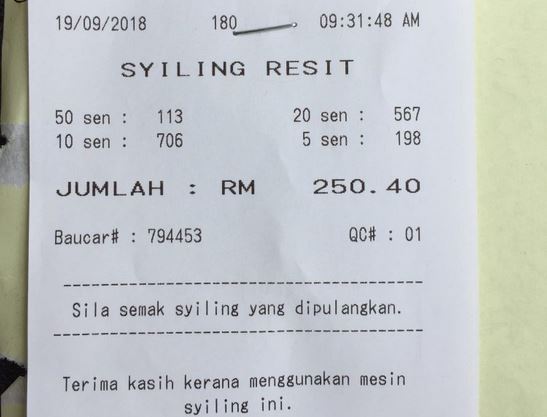 Mesin Tukar Duit Syiling