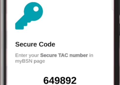 Nombor TAC BSNSecure