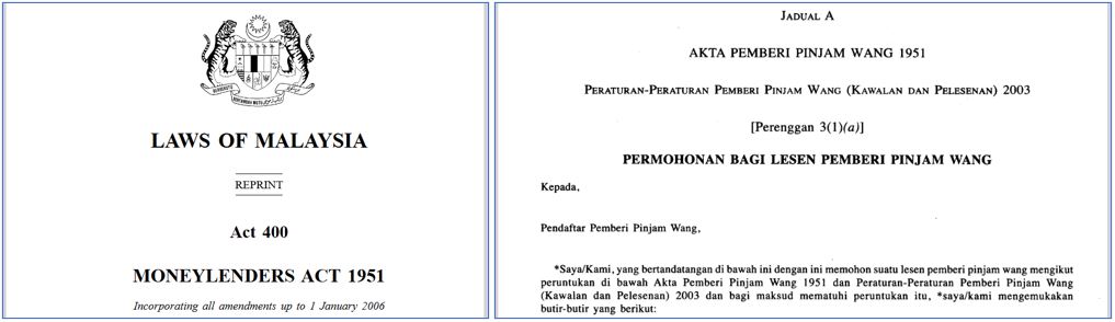 Akta Pinjaman Wang Berlesen 1951