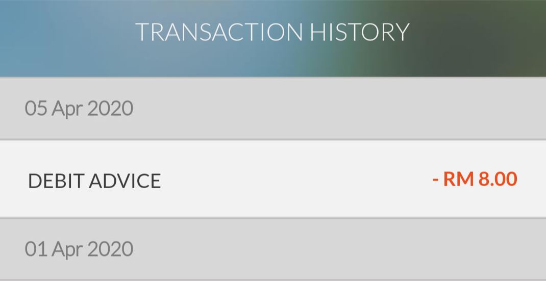 Caj Debit Advice Maybank