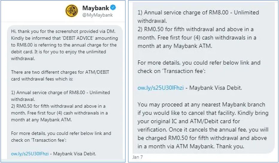 Debit Advice Maybank