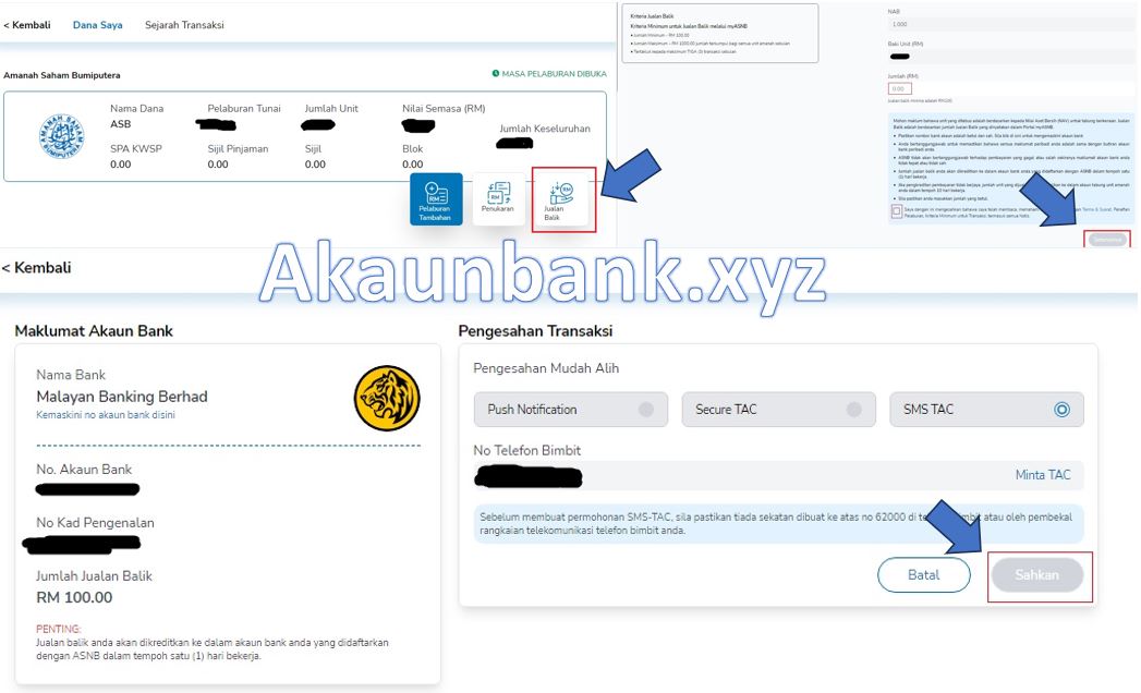 Cara Transfer ASB Ke Maybank2u
