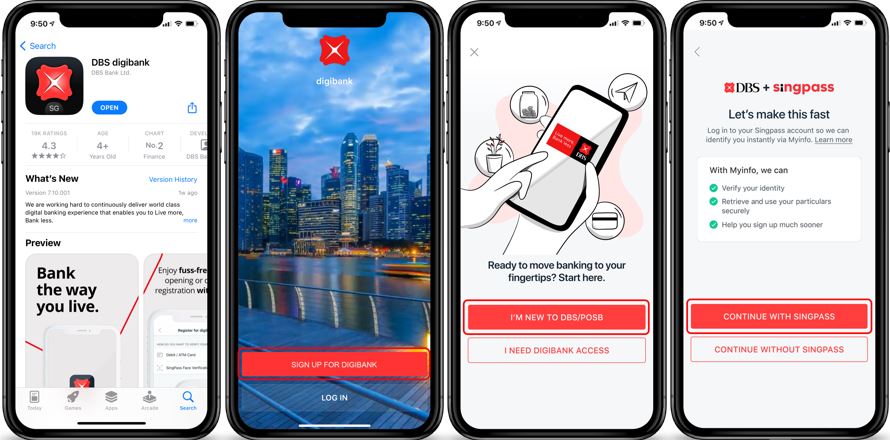 DBS Online Account Opening