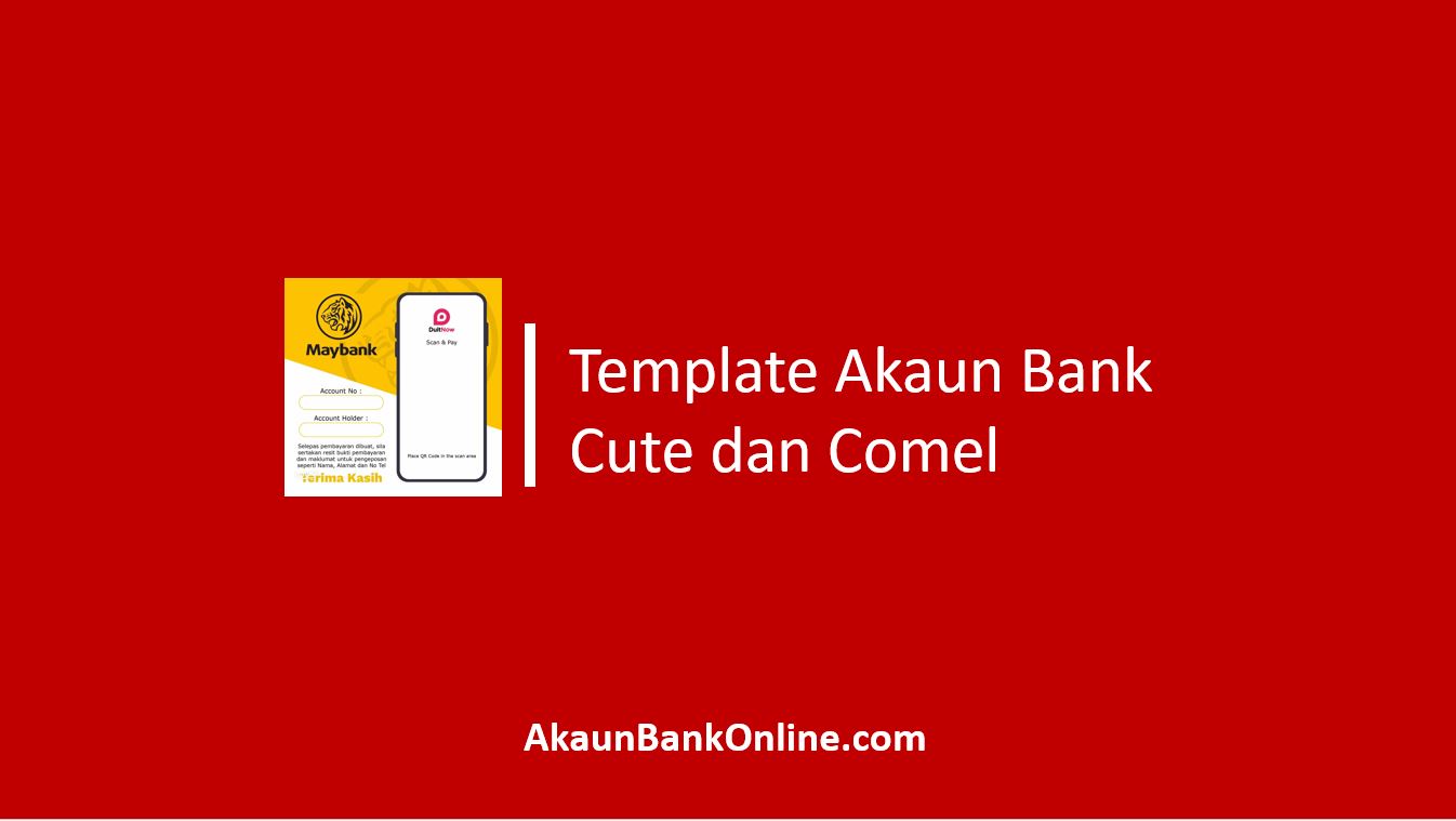 Template Akaun Bank